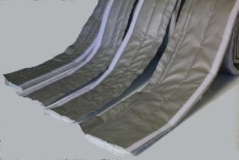 Straight 4 pipe removable insulation blanket