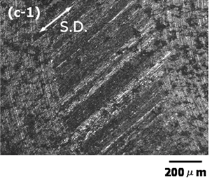 AZoJoMo – AZoM Journal of Materials Online : Optical observations on sliding surfaces of pin specimens (magnesium composite with Mg2Si) and S35Ccounter materials under oil lubricant; Si content of 10%. (Upper; pin, Lower; disk).